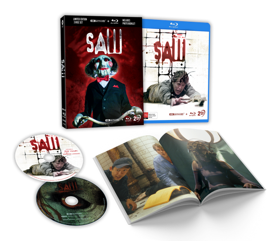 Saw (2004) – LE 3D Lenticular Hardcase 4K UHD + Blu-ray (ViaVision/Region Free)