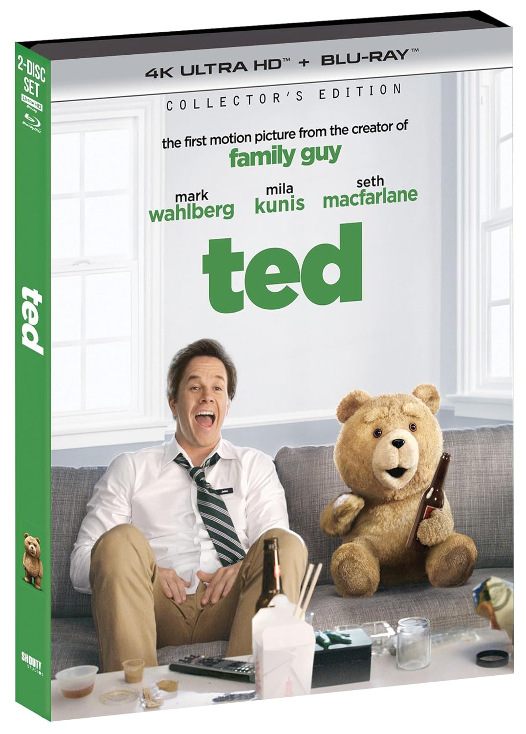 Ted (2012) 4K UHD + Blu-ray Collector's Edition with Slipcover (Shout Factory)