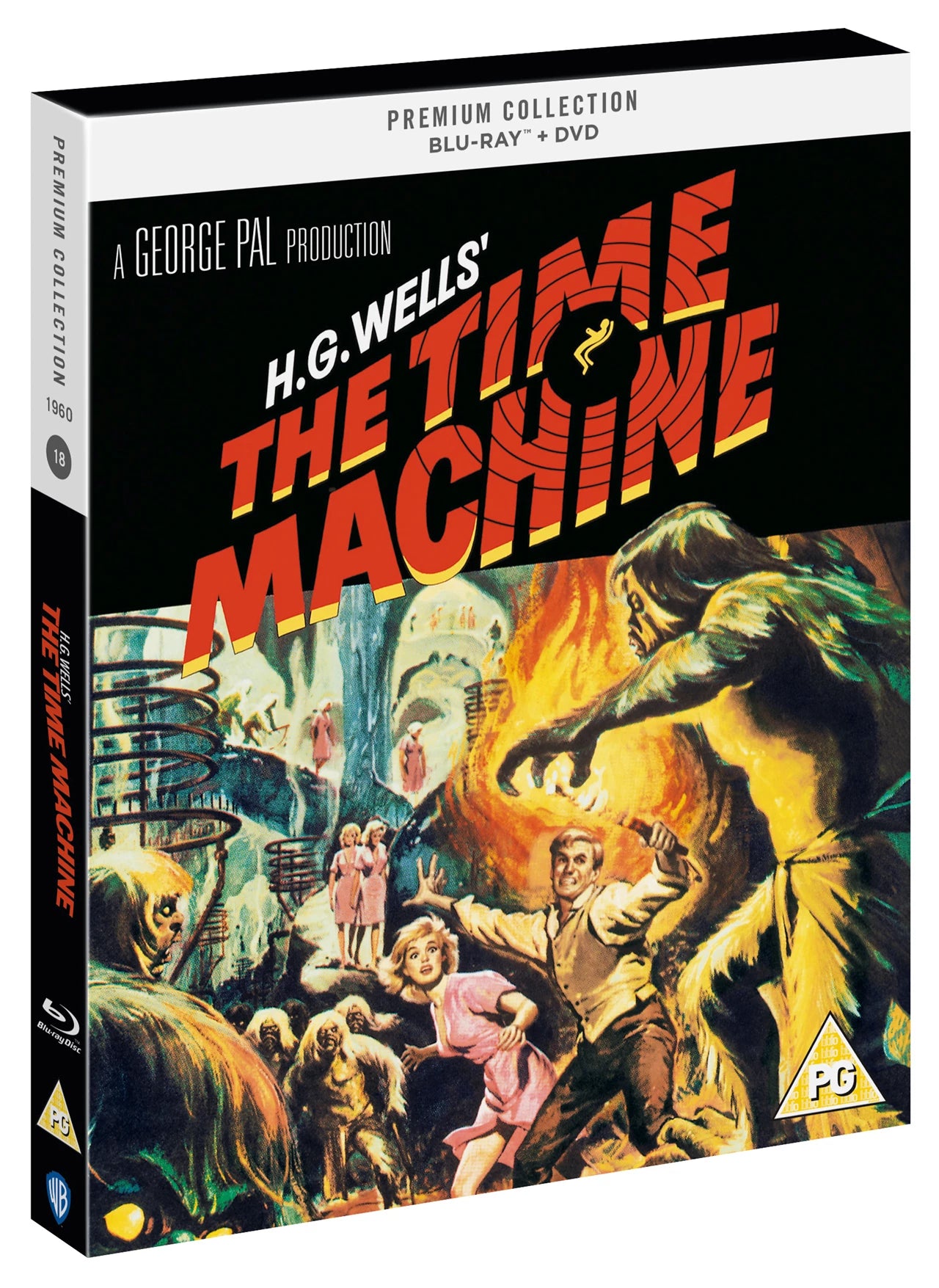 The Time Machine Blu-ray + DVD - The Premium Collection with Slipcase (Warner Bros/Region Free/2) [Preorder]