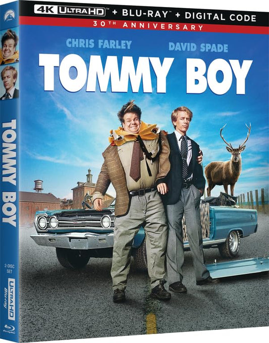 Tommy Boy 4K UHD + Blu-ray 30th Anniversary Edition with Slipcover (Paramount U.S.)