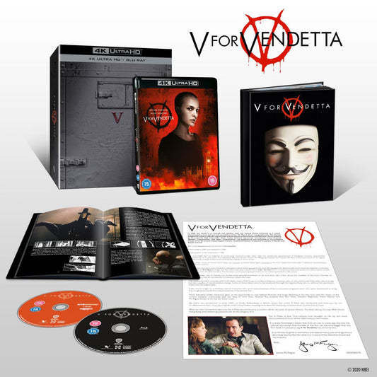 V for Vendetta Ultimate Collector's Edition 4K UHD + Blu-ray (Warner Bros. UK/Region Free/B)