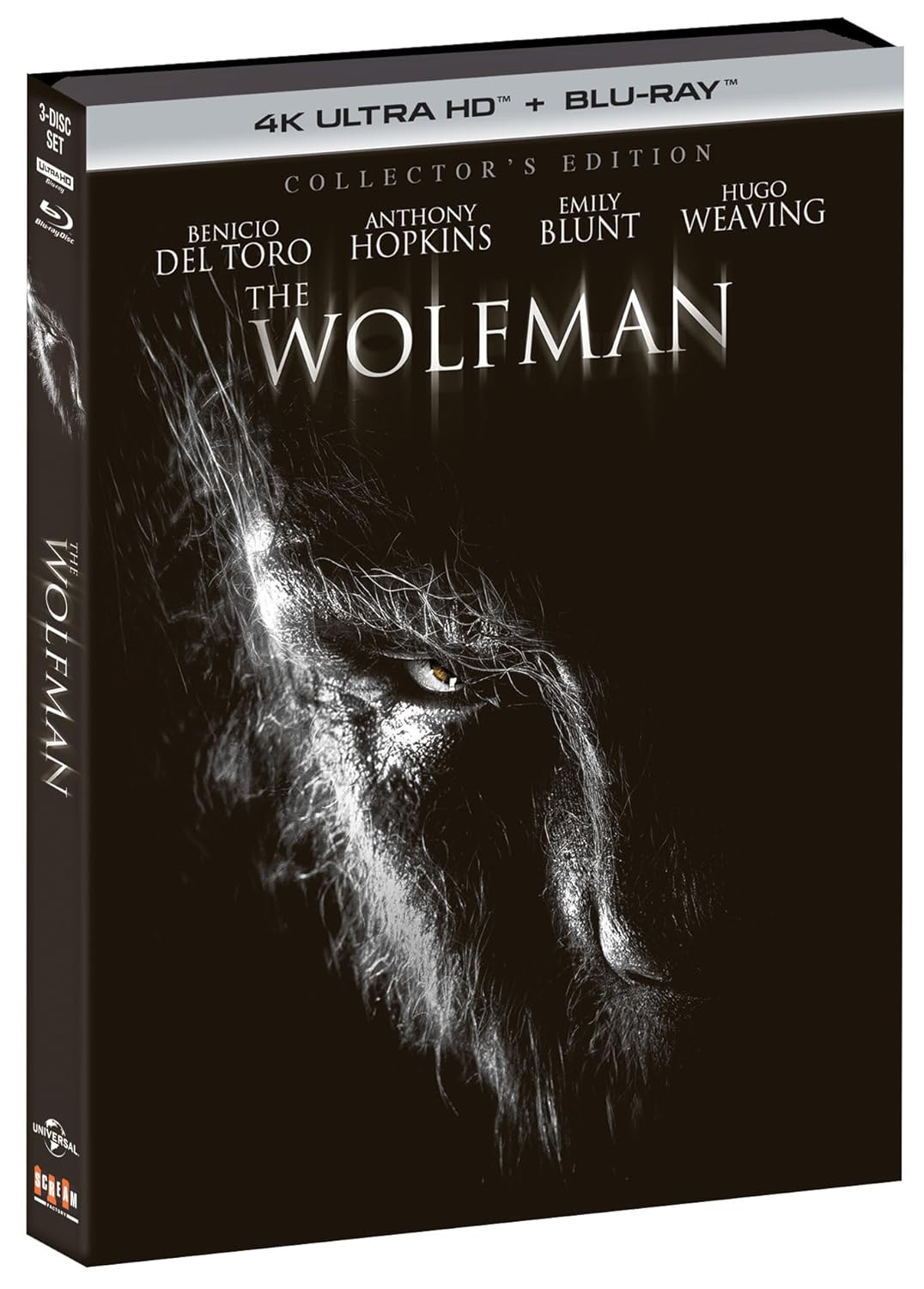 The Wolfman (2010)  4K UHD + Blu-ray Collector's Edition with Slipcover (Scream Factory)