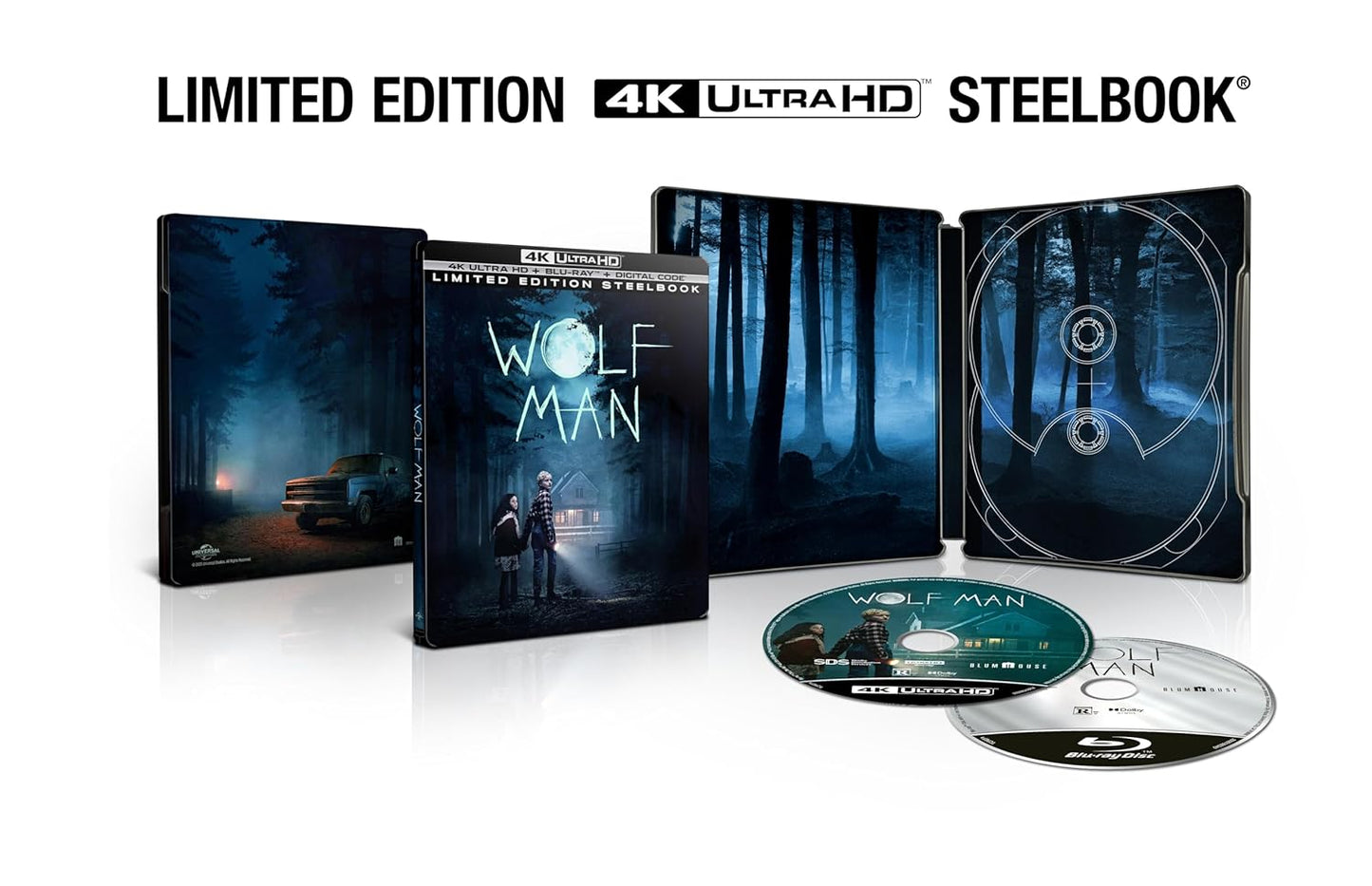 Wolf Man 4K UHD + Blu-ray Limited Edition SteelBook (Universal U.S.) [Preorder]